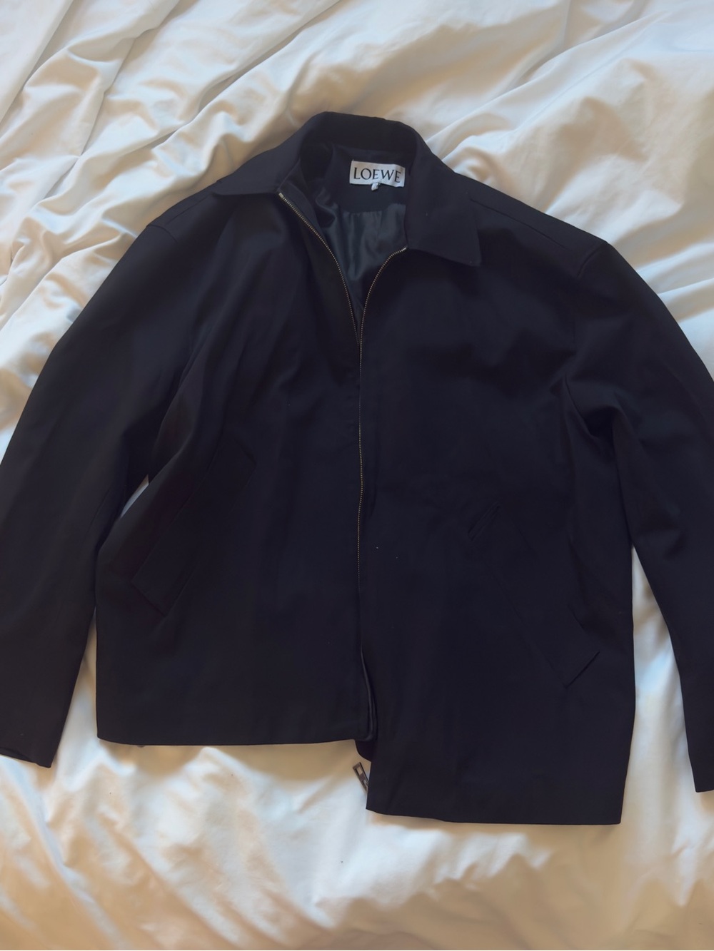 Loewe Black Lightweight Zip Jacket